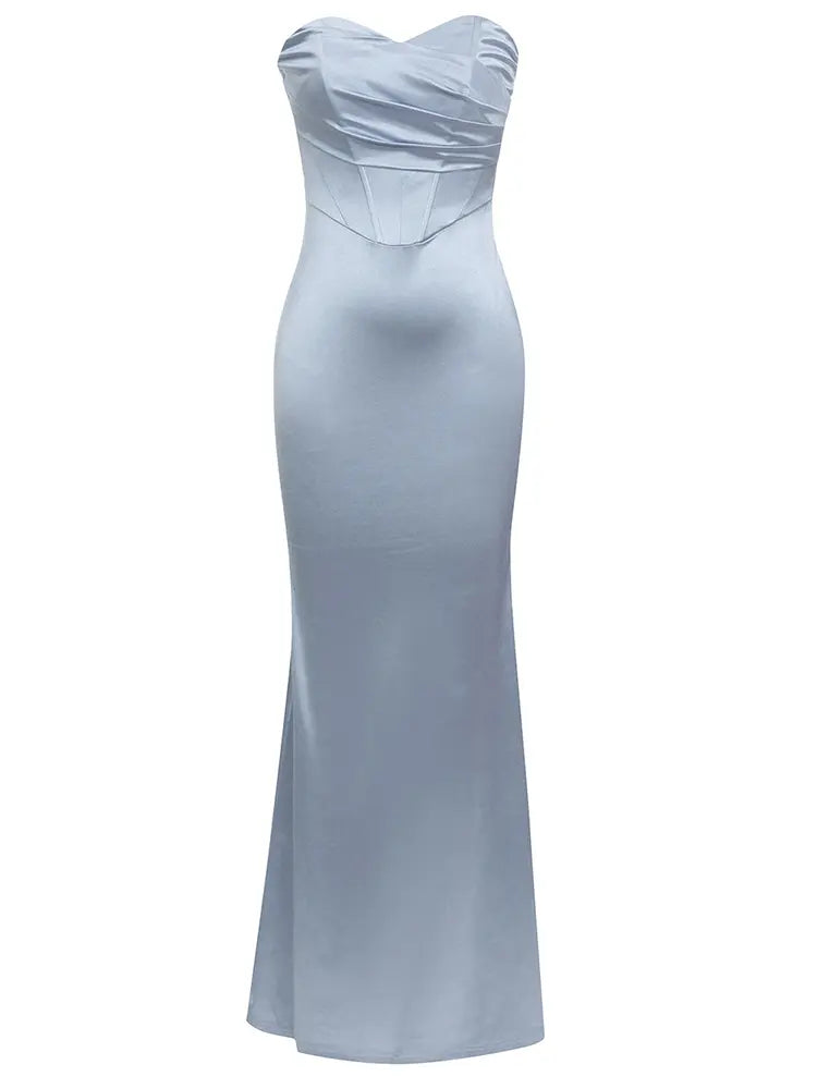 Strapless Fishtail Bodycon Avondjurk