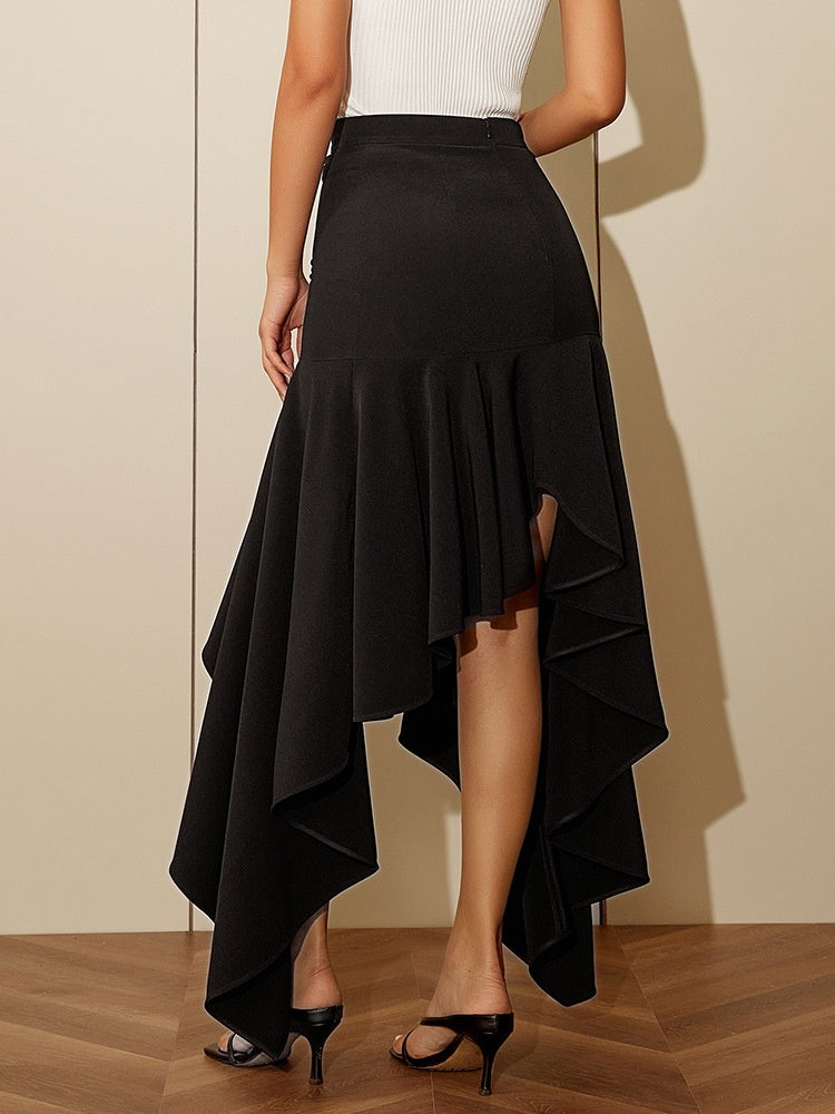 Artistic Asymmetric Summer Skirt