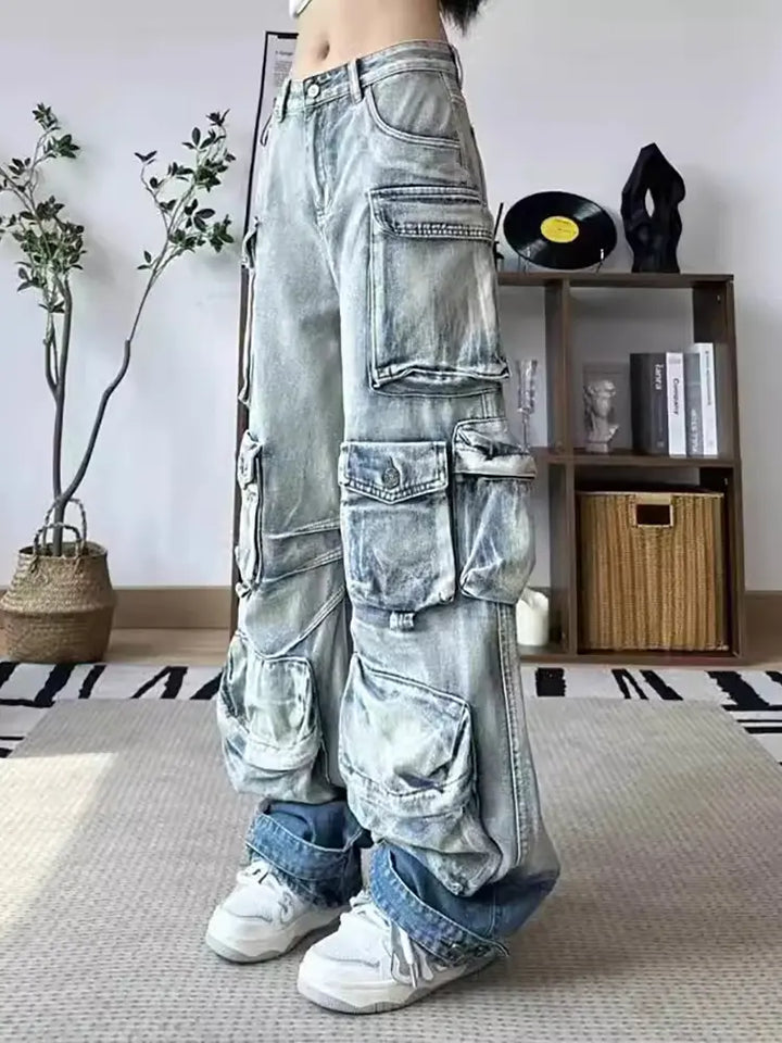 Gradient Cargo Paratrooper Jeans