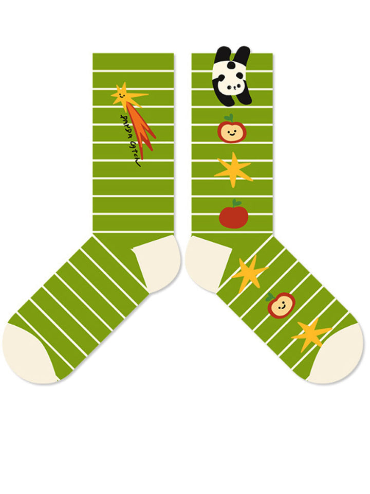 Κάλτσες με σχέδιο Panda κινουμένων σχεδίων