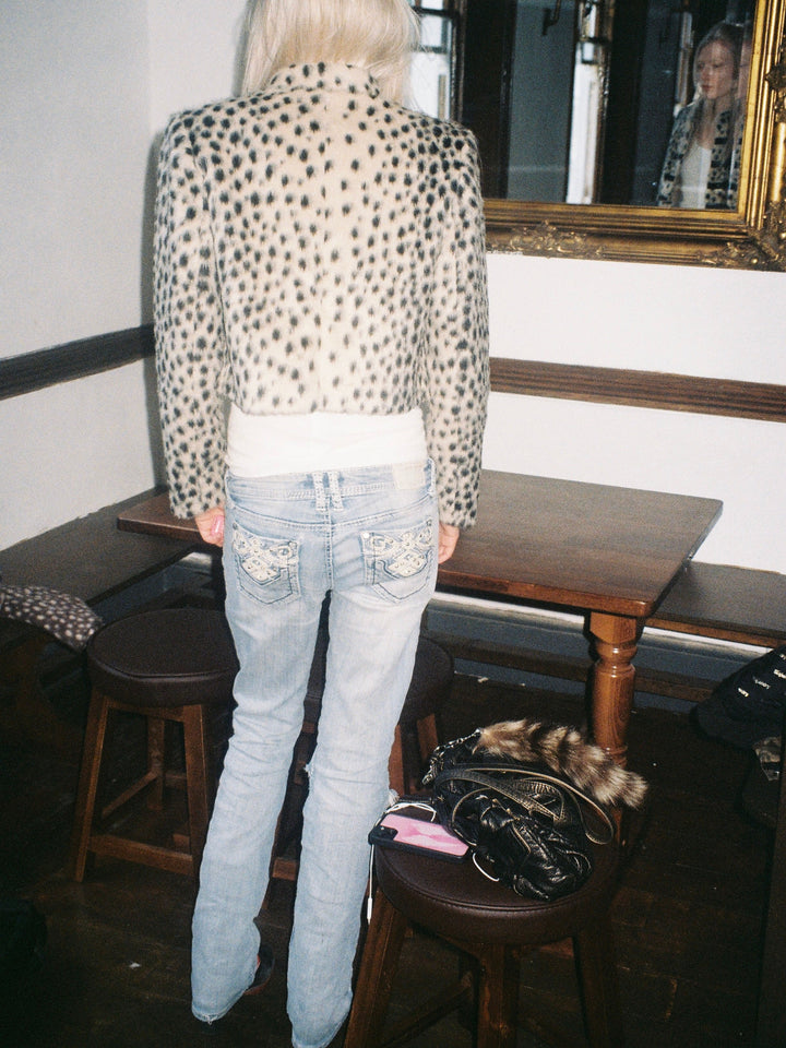 Romy Snow Leopard Jacket