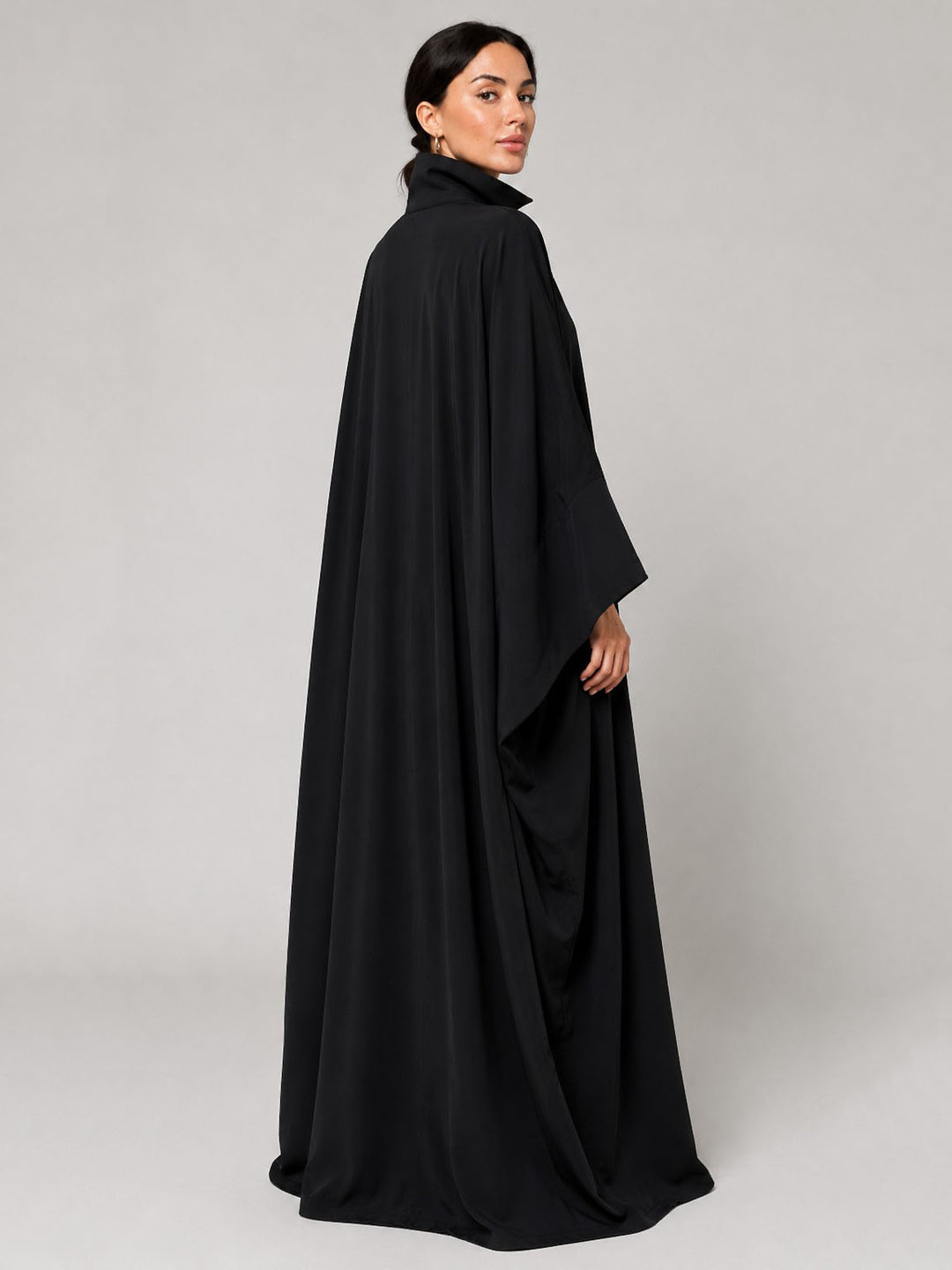 Oversized Draped Kaftan Maxi Dress