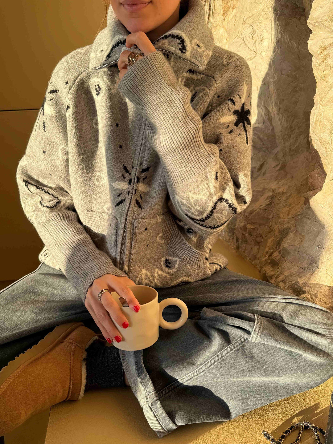 Högmidjade jeans speciallänk ((jeansserie tillfälligt lagrad mall, vänligen radera inte) (kopiera))