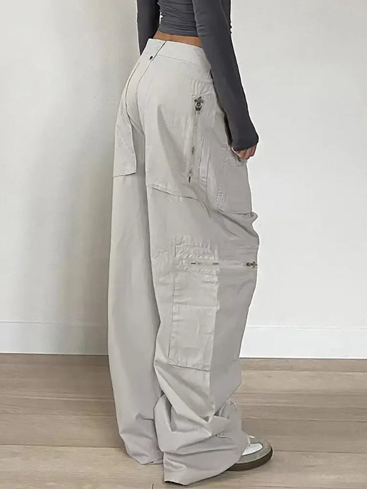 Elegante denimbukser med lav midje