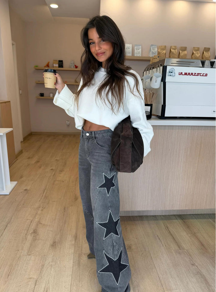 Casual Star Straight Jeans