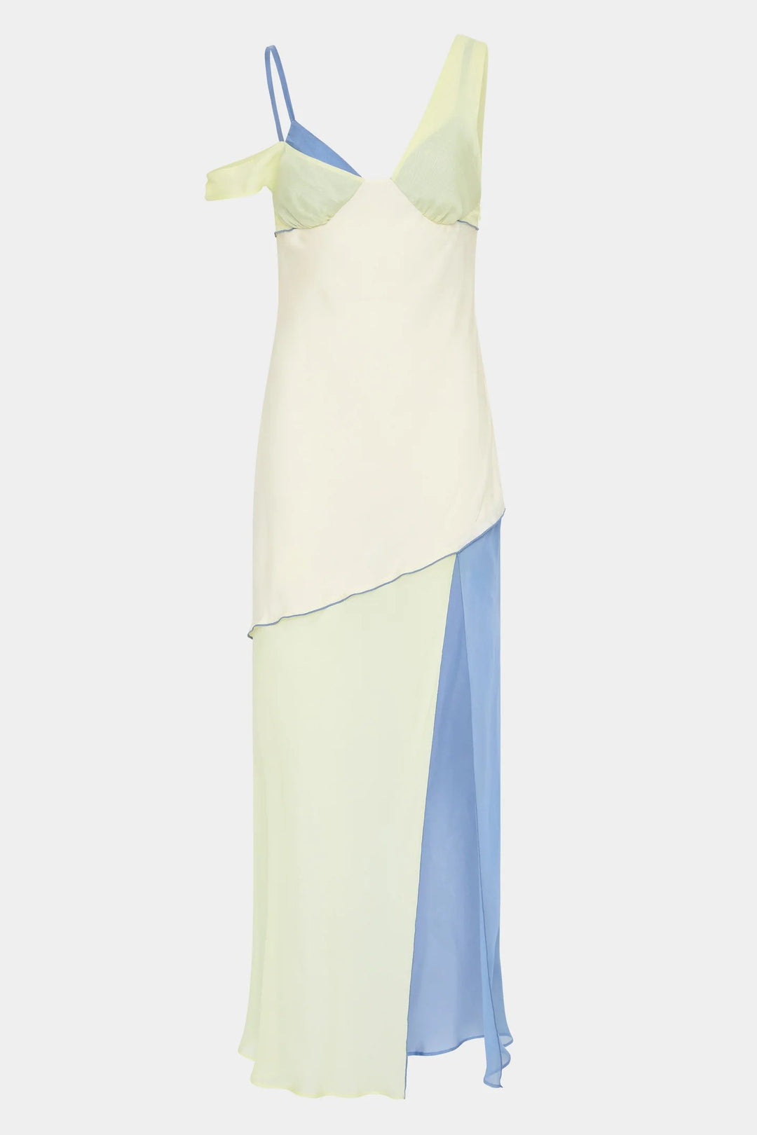 Thames Splice Midi Dress