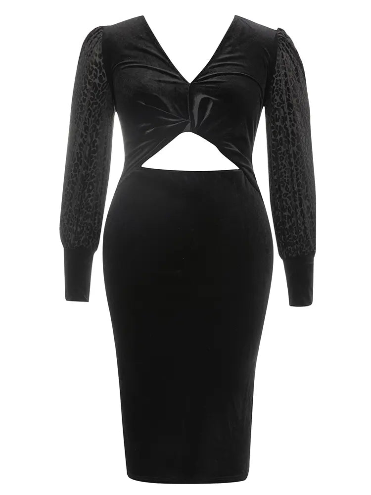 Sexy Cutout Evening Dress