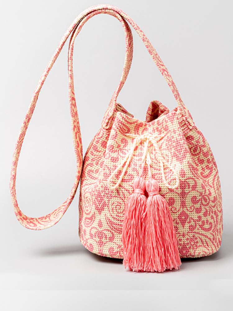 Sac à bandoulière en toile imprimée