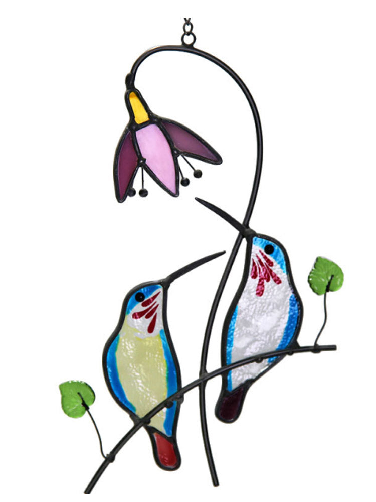 Pequeña decoración colgante de colibrí