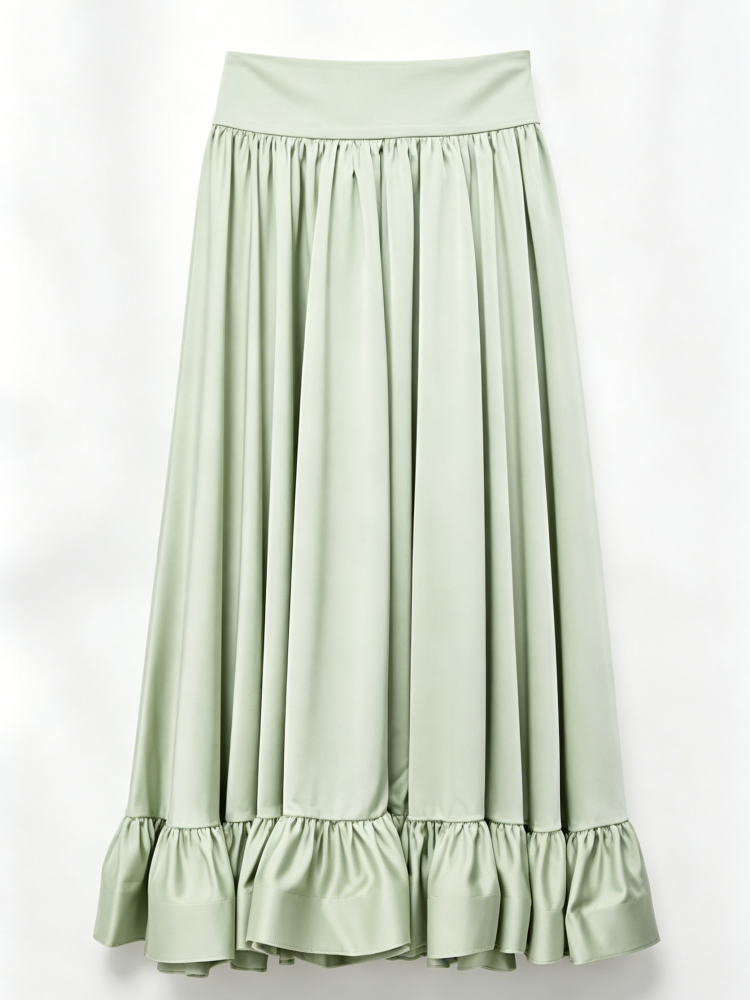 Set na May Mint Satin at Palamuti sa Dulo