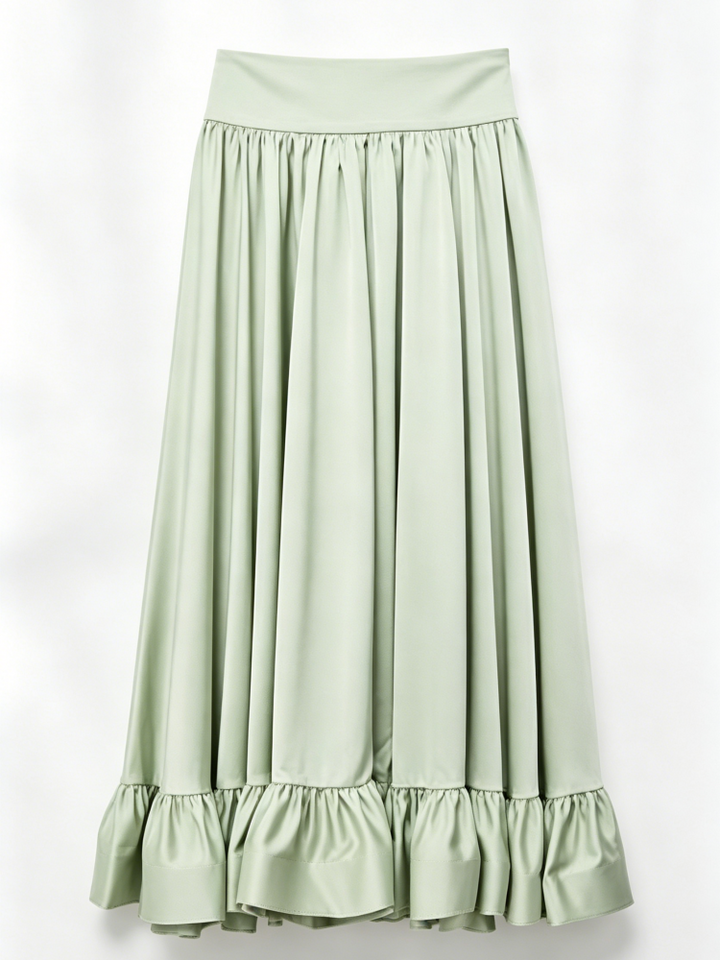 Set na May Mint Satin at Palamuti sa Dulo
