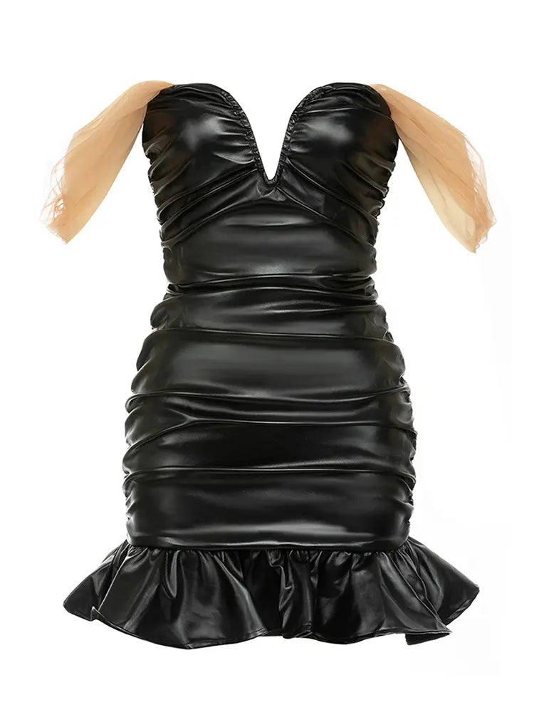 Sexy Strapless Backless Bodycon Jurk