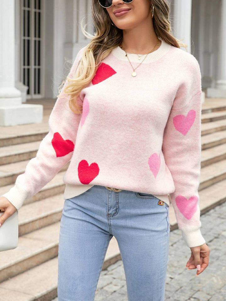 Pulover Pulover Cozy Knit Sweetheart