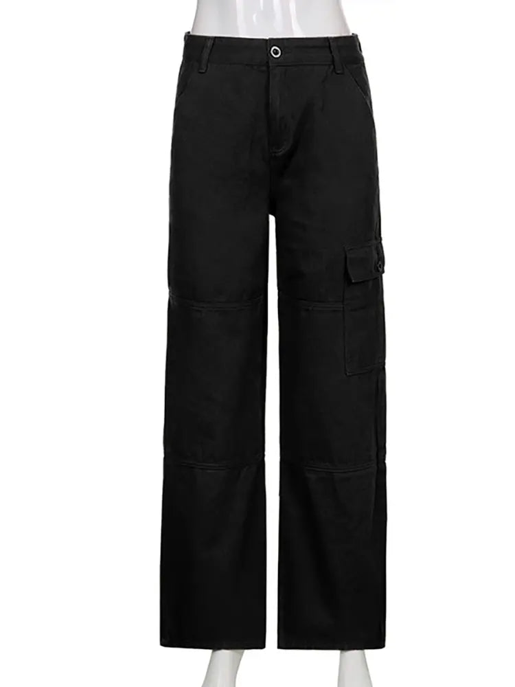 Vintage Yeşil Baba Kot Pantolonu