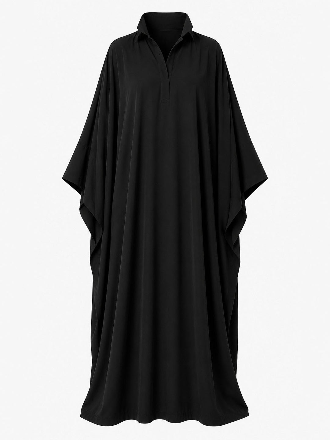 Oversized Draped Kaftan Maxi Dress