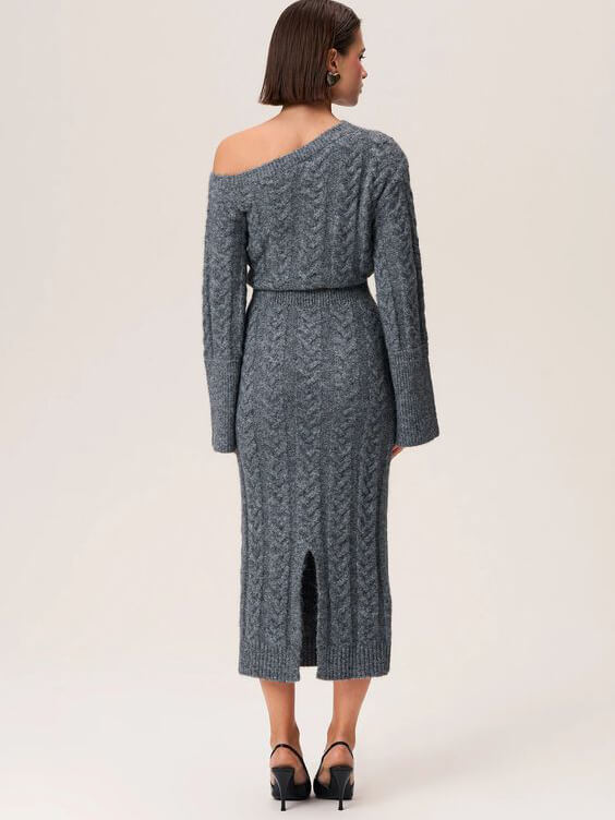 Aaron Knitted Midi Dress