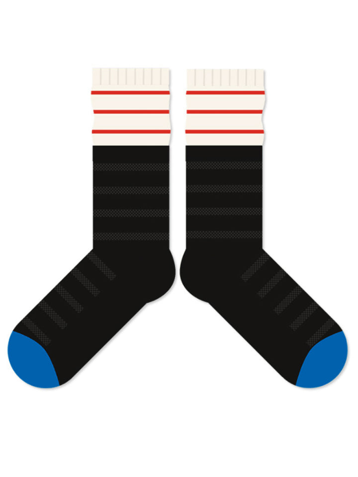 Colorful Striped Cotton Socks