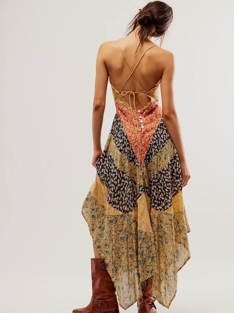 Niniting Floral Maxi Dresses