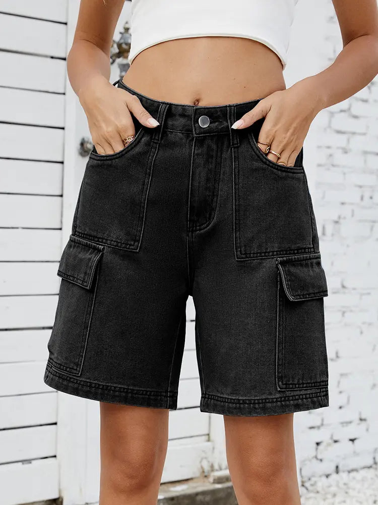 Shorts in denim stile estivo