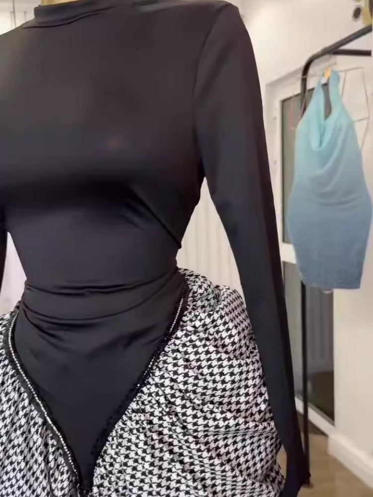 Maxi Dress na May Checkered Twist