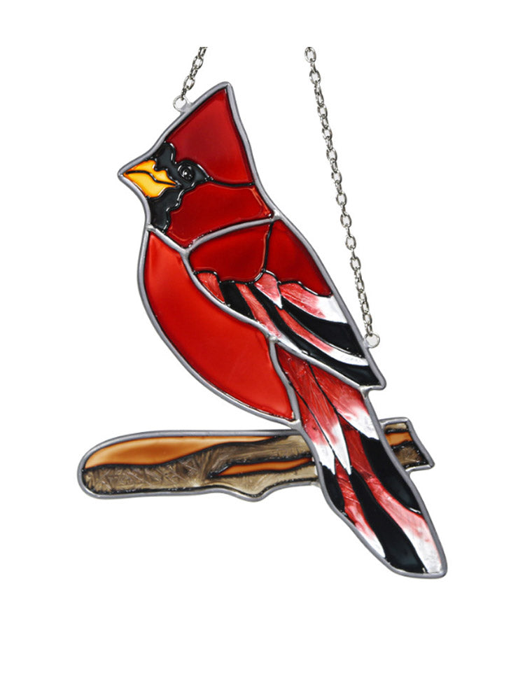 Red Feathered Bird" Hanging Decoration