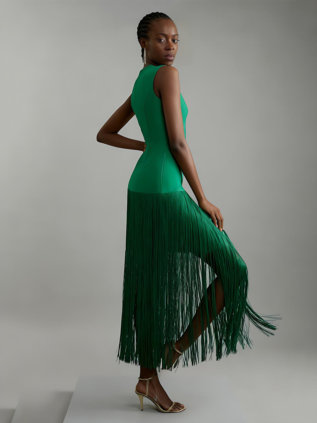 Midikjole over kneet Kopilink (Kopi)