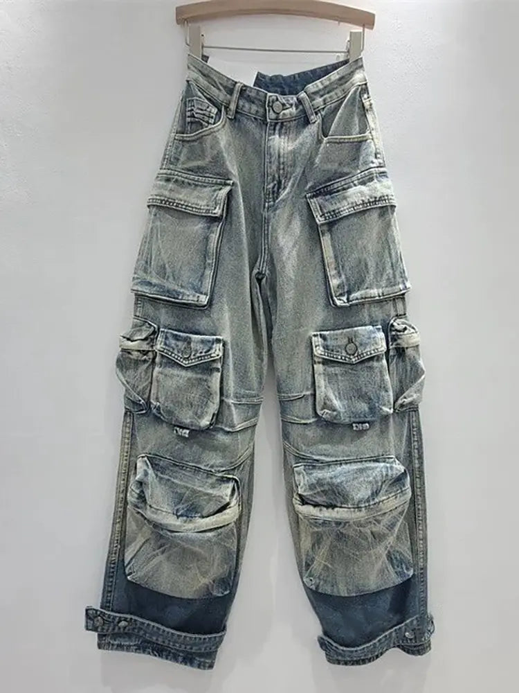 Jeans Paracadutista Cargo Gradient