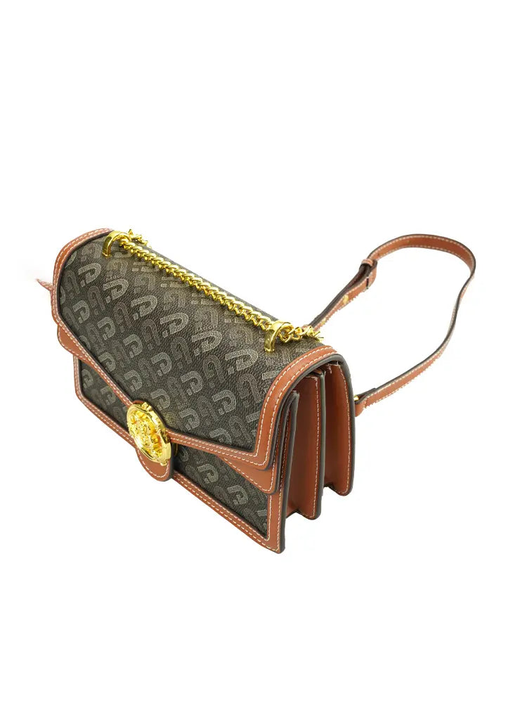 Designer-stil skuldertaske med tværrem