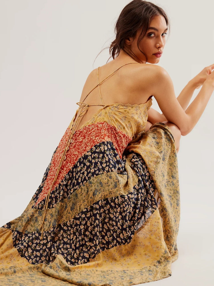 Niniting Floral Maxi Dresses