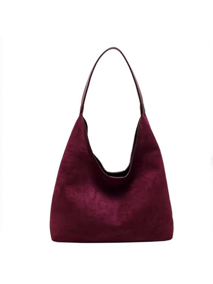 Ματ Luxe Suede Tote