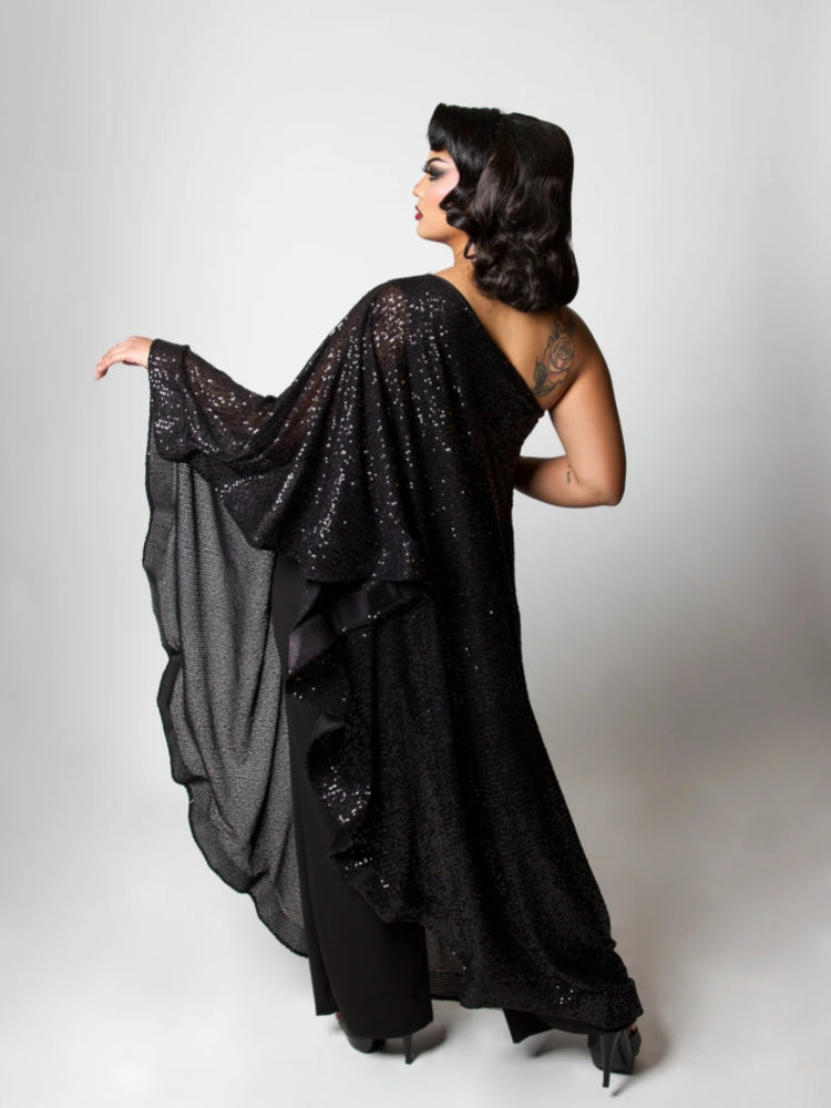 Sequin Caftan Jumpsuit