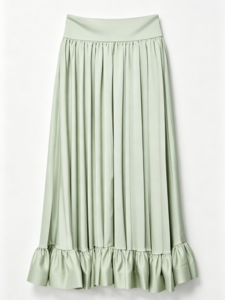 Set na May Mint Satin at Palamuti sa Dulo