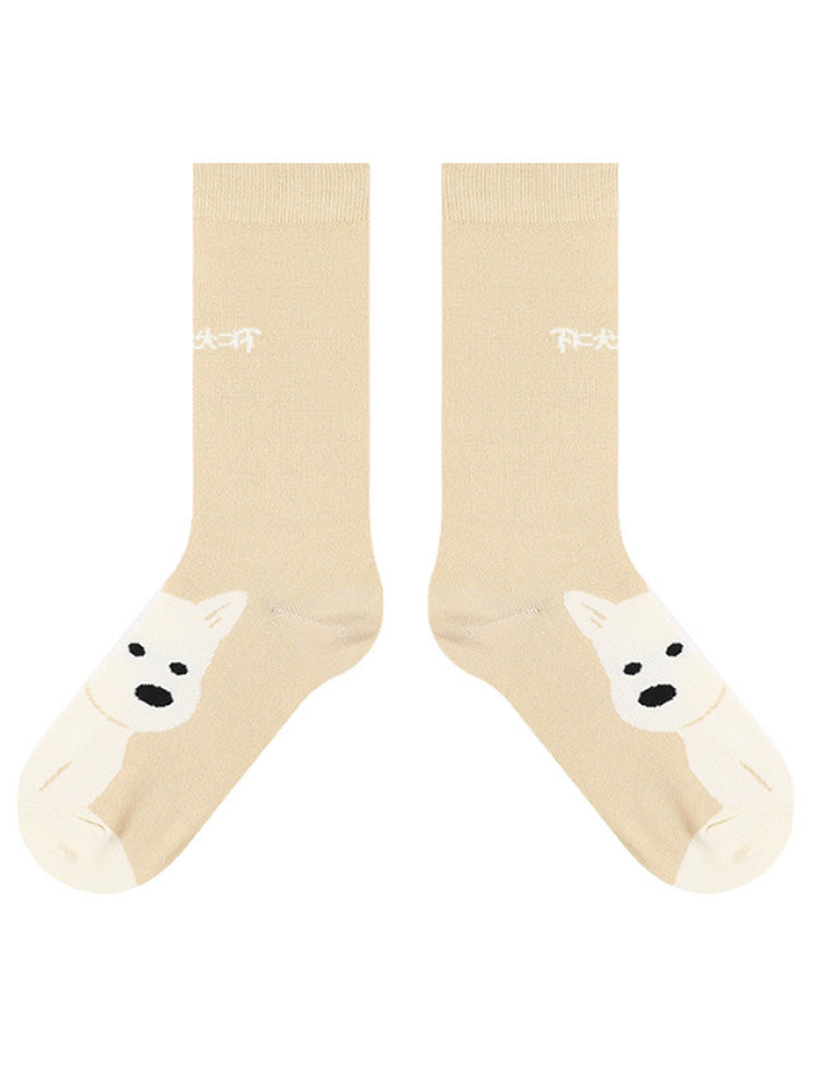 Cute Cartoon Puppy Socks