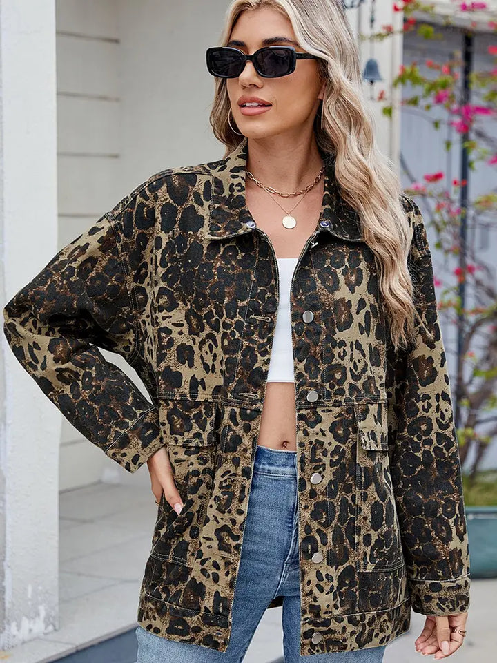 Vintage Oversized Denimjacka