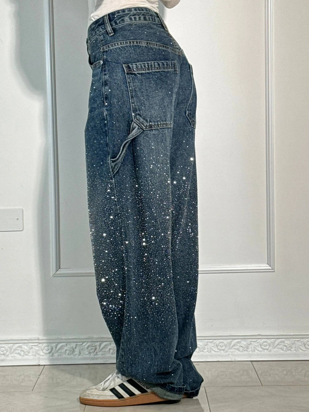 Jeans de mezclilla Balloon Carpenter Shine