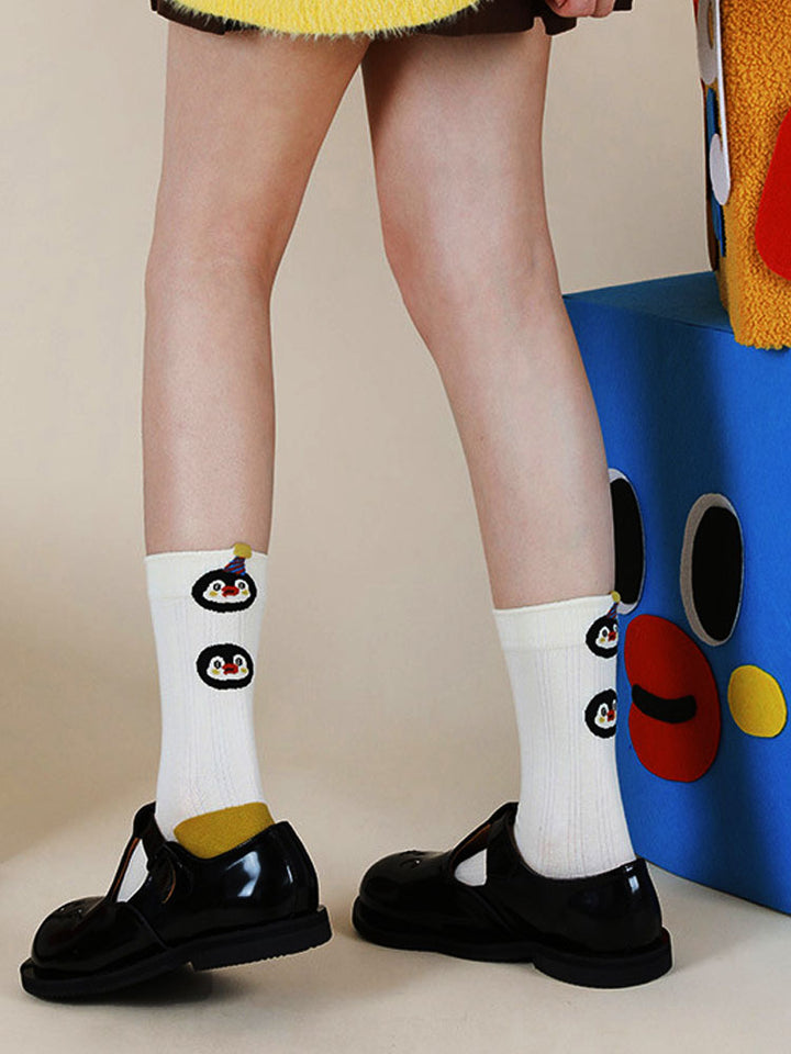 Κάλτσες κινουμένων σχεδίων Penguin ριγέ