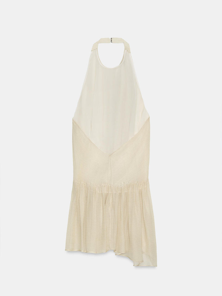 Top Drapeado Lunares & Crossover Front Pants