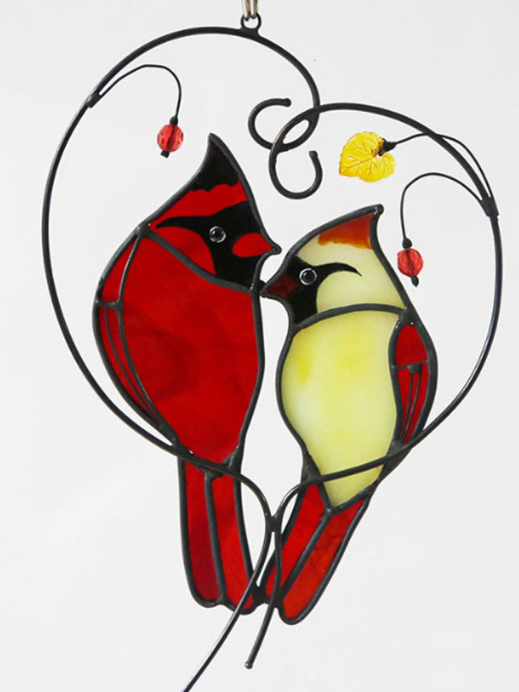Lovebirds" hængende dekoration