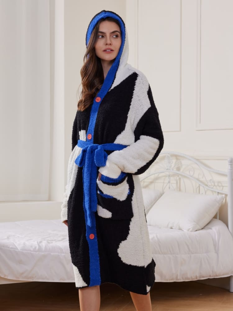 Plush Hooded Robe