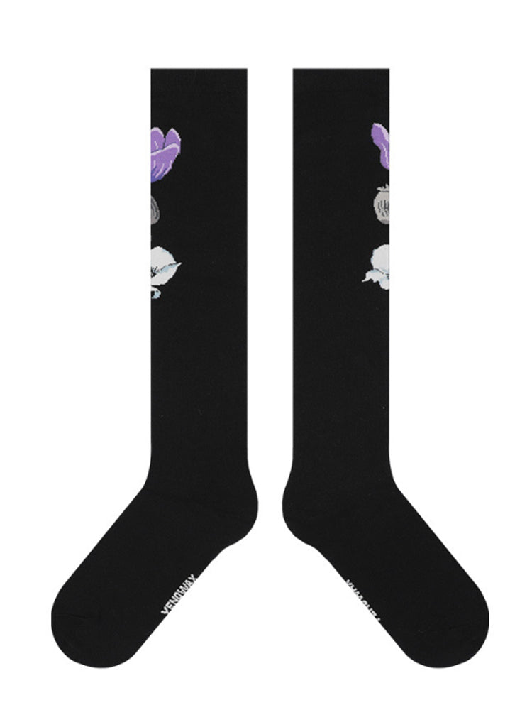 Kniestrümpfe im Lolita-Stil