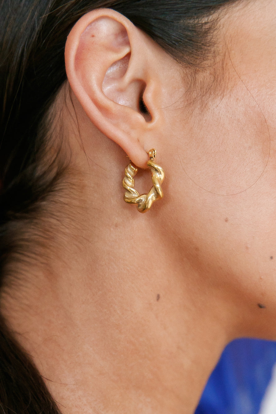 18K Gold Plated Renewed Palette Earrings