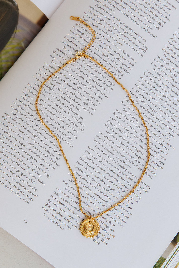 18K Gold Plated Illusory Lives Necklace Gold
