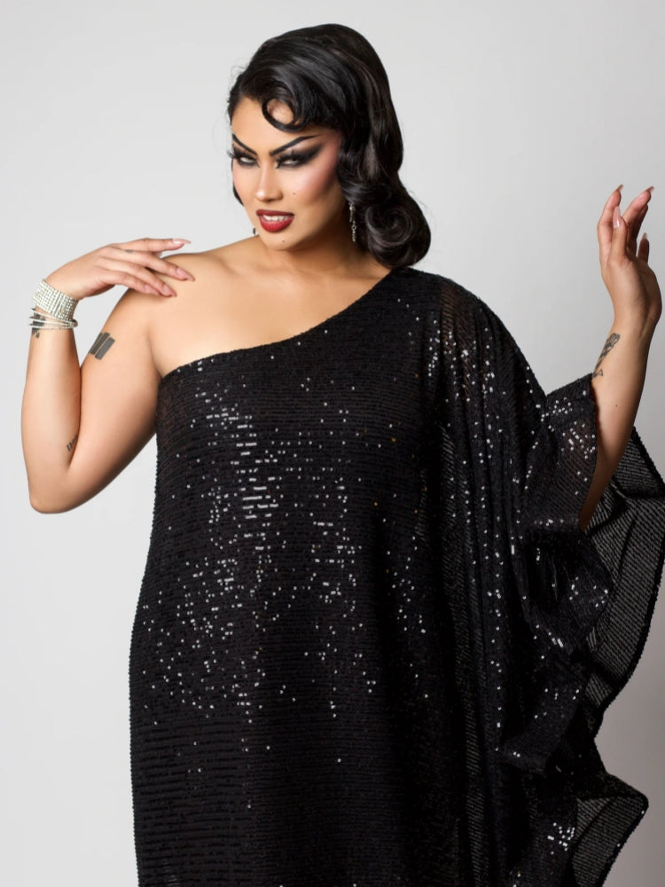 Sequin Caftan Jumpsuit