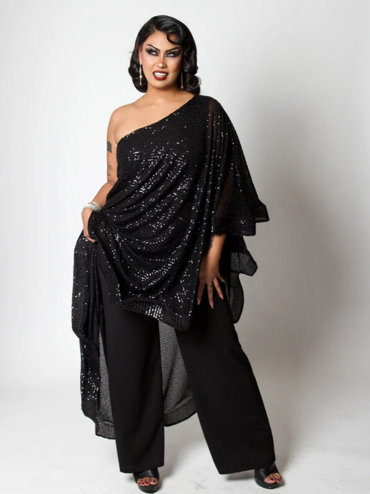 Sequin Caftan Jumpsuit