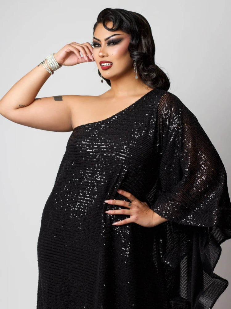 Sequin Caftan Jumpsuit