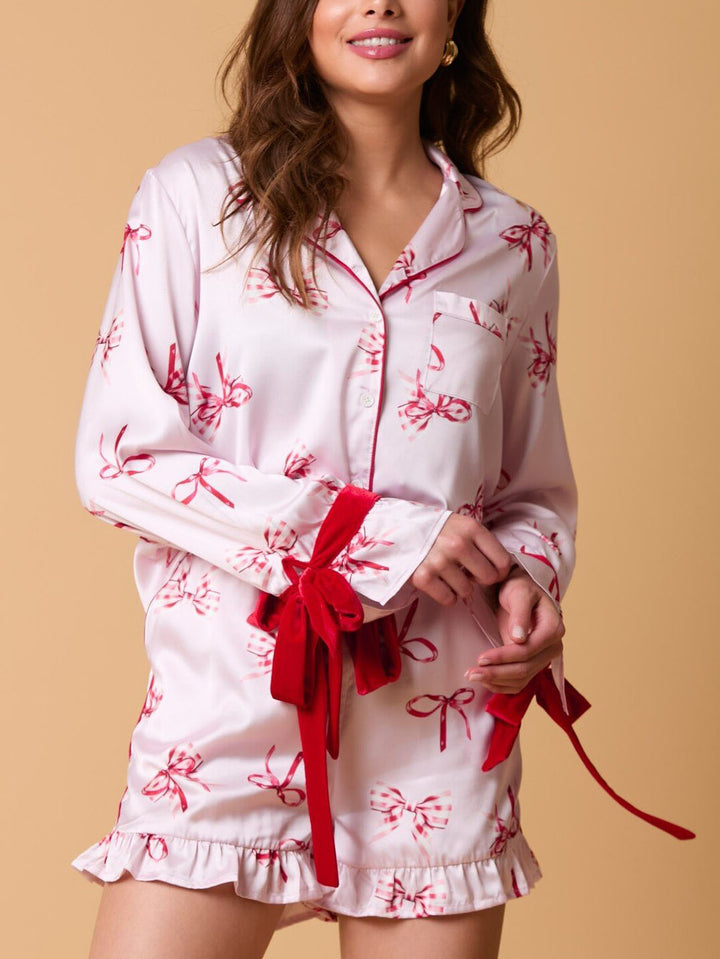 Gigi Ribbon Pyjama-Set