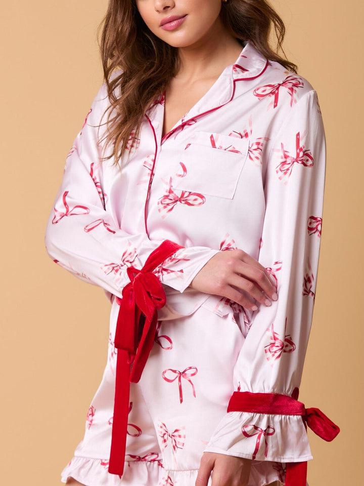 Gigi Ribbon Pyjama-Set