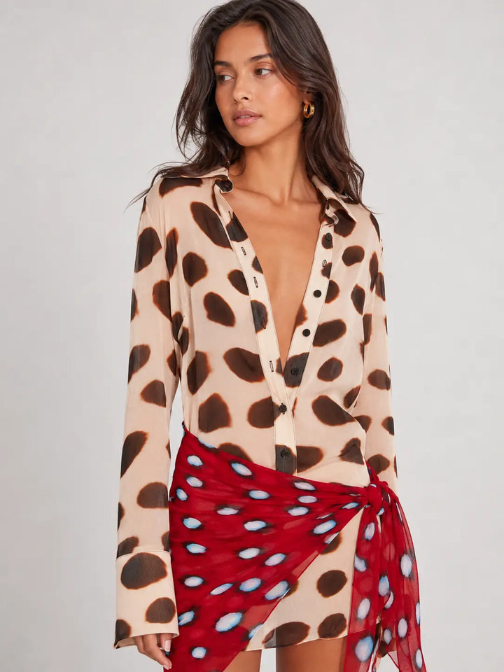 Tupfen-Shirt-Wickelset