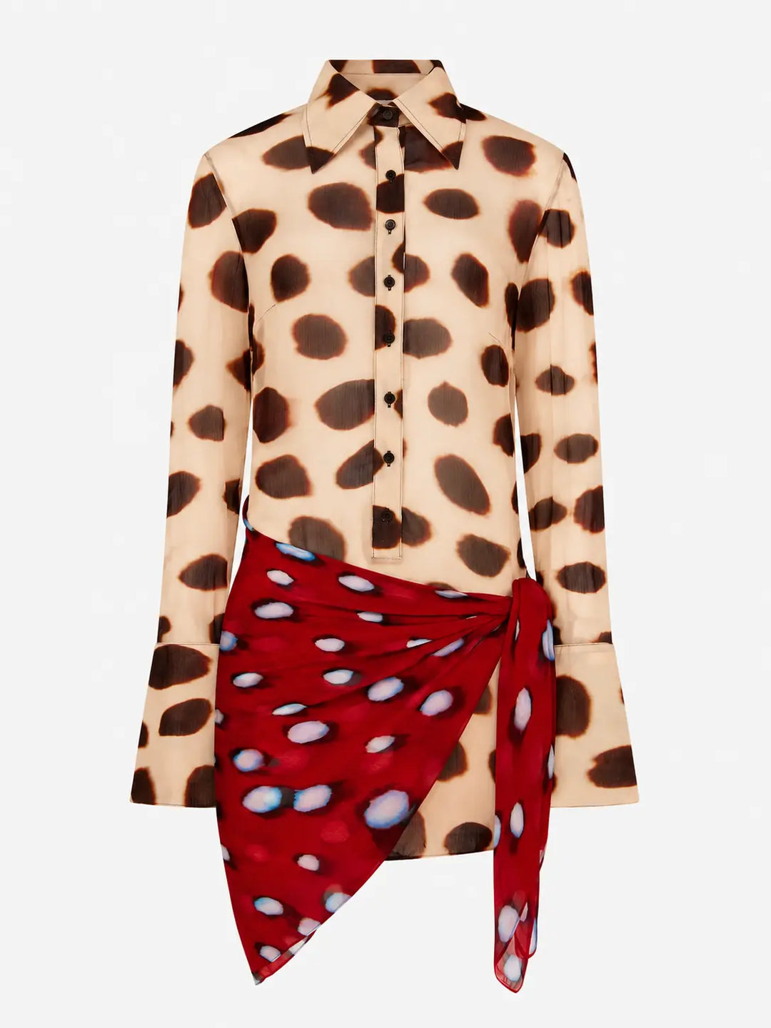 Tupfen-Shirt-Wickelset