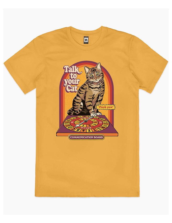 T-Shirt Basic של דבר עם החתול שלך